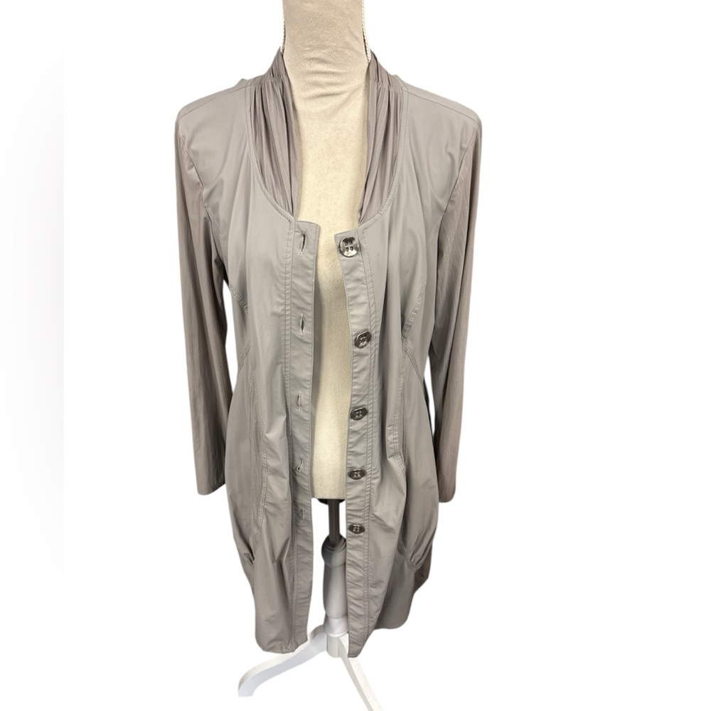 Deca Gray Button-Up Jacket